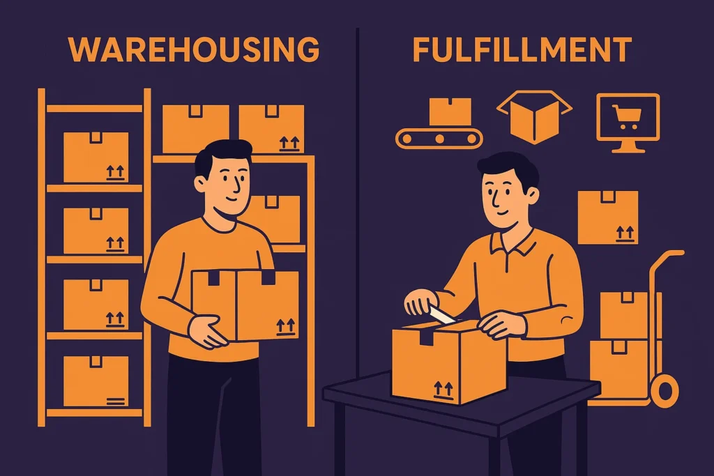 Verschillen tussen warehousing en fulfilment